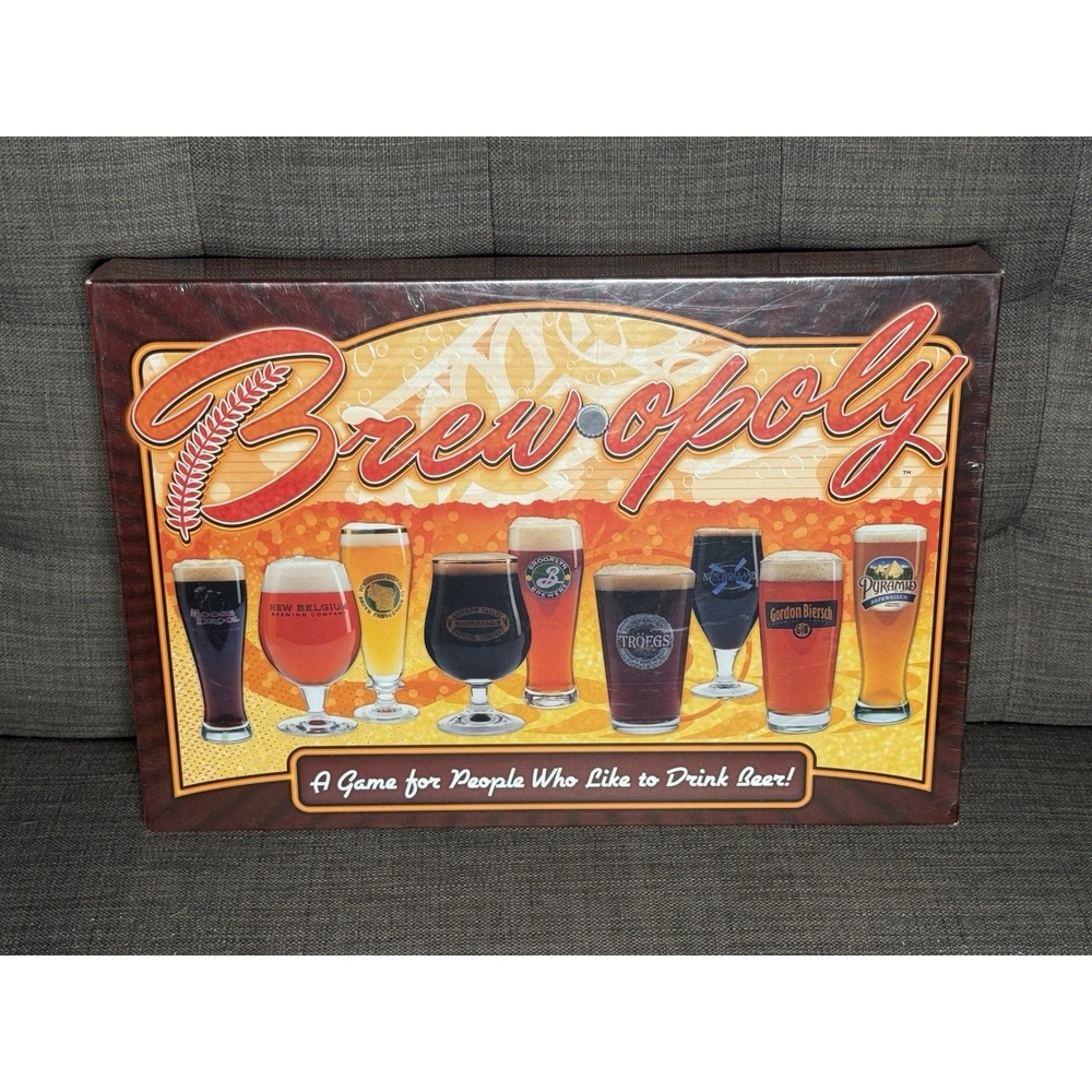 Brew-Opoly Board Game Beer Lovers‎ Drinkers Monopoly by Late for the Sky NEW